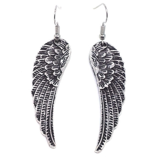 Angel Wings Pattern Jewelry Fashion Dangle Earrings for Girls Party Birthday Gift