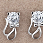 Crystal Cat Stud Earrings Fashion Women Female Earrings Piercing Jewelry