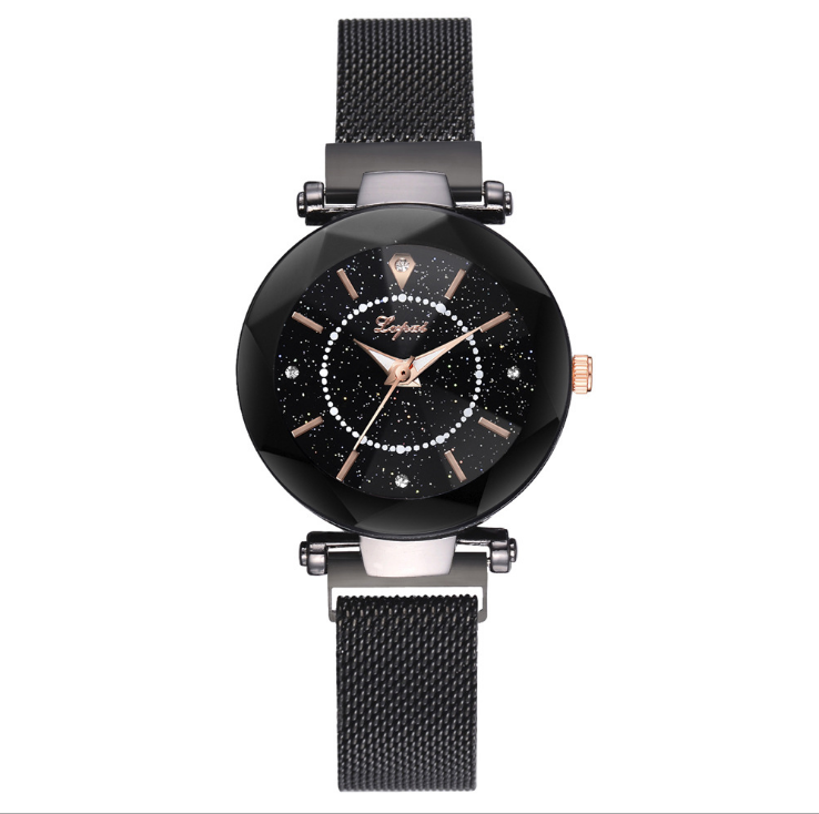 Graphite quartz watch