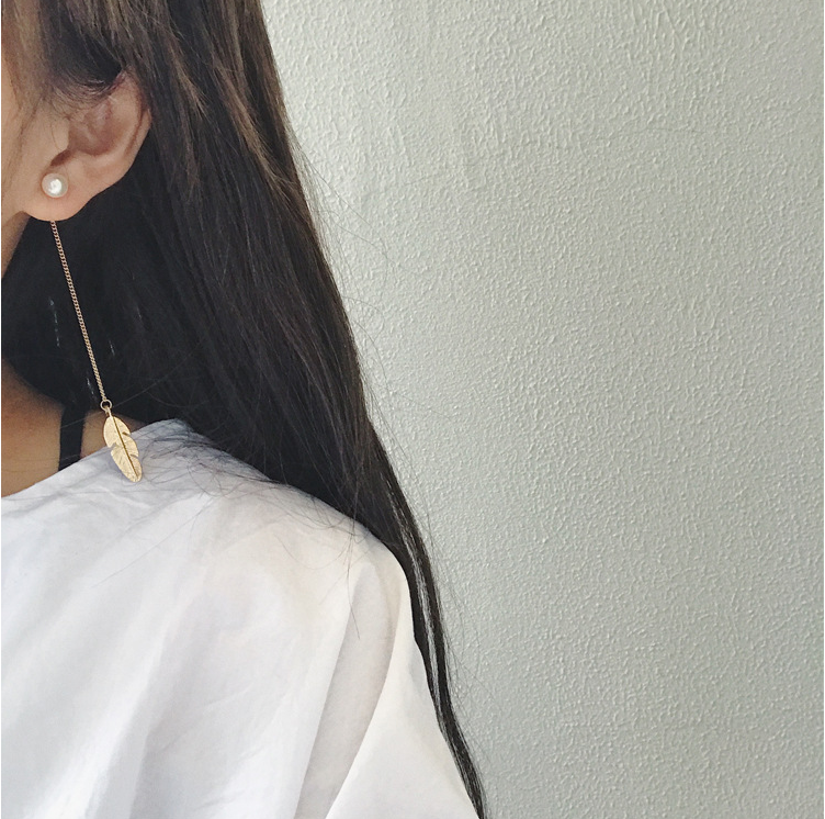 Feathers Tassel Pendant Gift Earrings Dangle Women Fashion Jewelry Jewellery