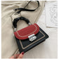Pleated Handle Shoulder Bags PU Flap Crossbody Handbags Classic Fashion Women Hit Color Elegant Crossbody Shoulder Bag