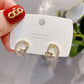 Moon deer Stud Earrings Accessories Gift Women Girl Fashionable Jewelry