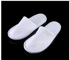 Non-disposable Fleece-like Padded Hospitality Slippers