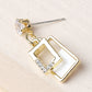 Rectangular Gift Earrings Dangle Women Fashion Jewelry Jewellery
