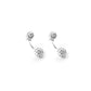 Crystal Ball Stud Earrings Women Charm Girl Earring Studs Party Wedding jewelry Gift Fashion Stylish Accessories