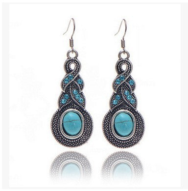 Turquoise Vintage Dangle Earrings Special Gift for Women Girl Fashion Jewelry