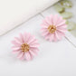 European And American Small Daisy Flower Colorful Earrings