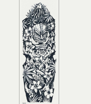 Waterproof full arm tattoo sticker