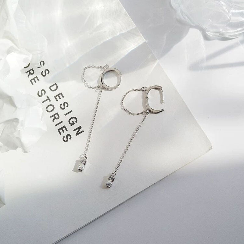 Ear Cuff Pendant Dangle Fashion Earrings for Women Stylish Party Jewelry Gift