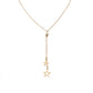 Fashion Popular Simple Gold five-pointed Star Pendant Charm Necklace Clavicle Chain Necklace
