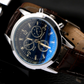Men's Watch Blu-ray Colorful Glass Watch Male Micro-business Taobao Explosion Student Quartz Watch Three-eye Men's Gift Watch