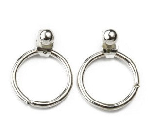 Round earrings