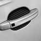 4pcs / set of door stickers carbon fiber scratch-resistant car handle stickers