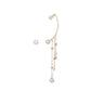 Stars Imitation Pearls Ear Studs Dangle Earrings Cute Summer Earring Jewelry Gift for Her