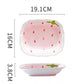 Cute Girl Strawberry Series Tableware Cartoon Dishes