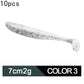 Two-color soft lure lure bionic lure