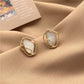 Marbled Stone Design Stud Earrings Dangle Women Fashion Jewelry Jewellery