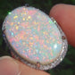Opal Ring Cross-border Wish Hot Sale Jewelry Fashion Lady Opal Ring Opal Ring Jewelry