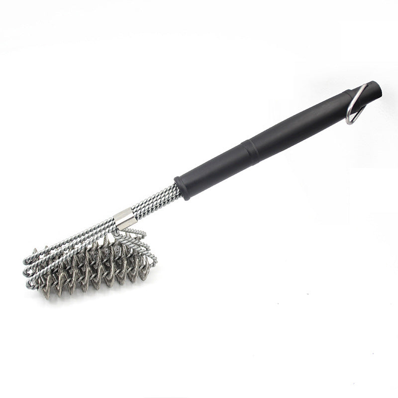 Barbecue Grill BBQ Brush Clean Tool Stainless Steel Wire Bristles Non-stick Cleaning Brushes