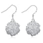 Chain Rings Ball Design Ear Drop Earrings Dangle Women Fashion Jewelry Gift for Her