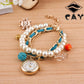 Pearl anchor ladies bracelet watch circle ladies watch