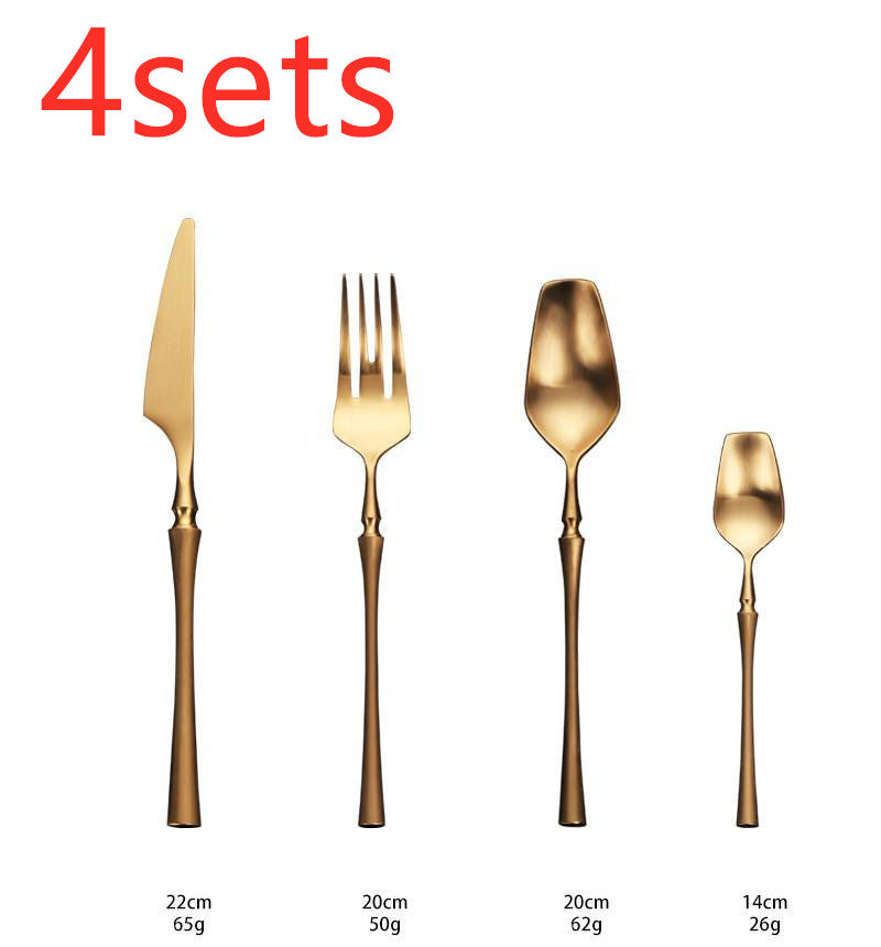 Four-piece Stainless Steel Cutlery Spoon