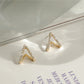 Women's triangle earrings