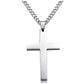 Classic Cross Men's Pendant Necklace Fashion Stainless Steel