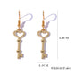 Key Pendant Jewelry Fashion Dangle Earrings for Girls Party Birthday Gift