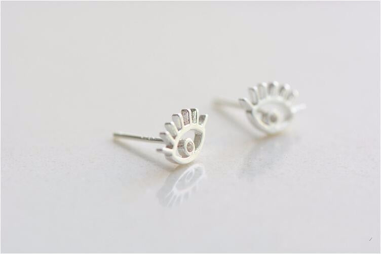 Mini Eyes Stud Earrings Women Charm Stud Jewelry Birthday Holiday Gifts