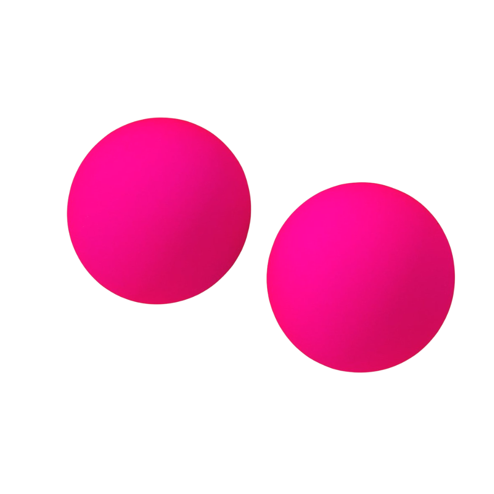 Hot Pink Round Stud Earrings for Women Girls Ear Studs Jewelry Gift Fashion