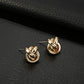 Knot Stud Earrings for Women Girls Fashion Earrings Piercing Jewelry