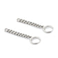 Metal Chain Hoop Dangle Fashion Earrings for Women Stylish Party Jewelry Gift