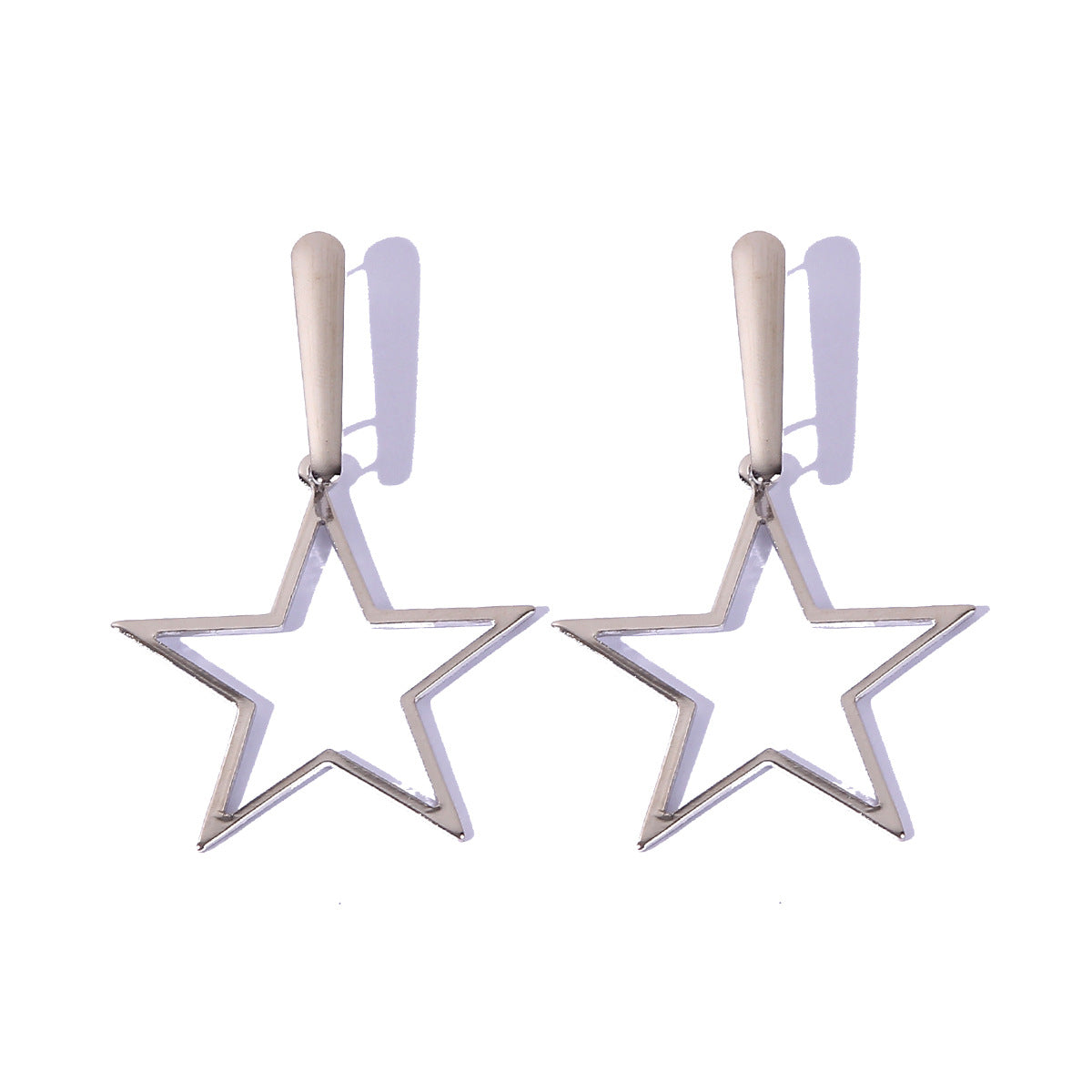 Geometric Star Drop Ear Dangle Fashion Earrings for Women Party Jewelry Gift