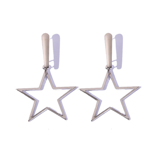 Geometric Star Drop Ear Dangle Fashion Earrings for Women Party Jewelry Gift