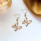 Multicolor Crystal Butterfly Drop Ear Dangle Fashion Earrings for Women Party Jewelry Gift