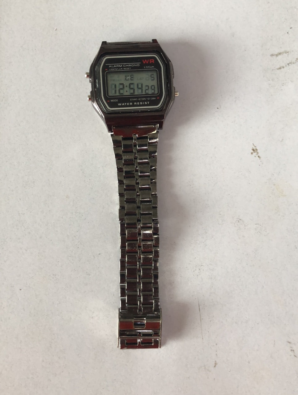 WR F91W Steel Band Electronic Watch