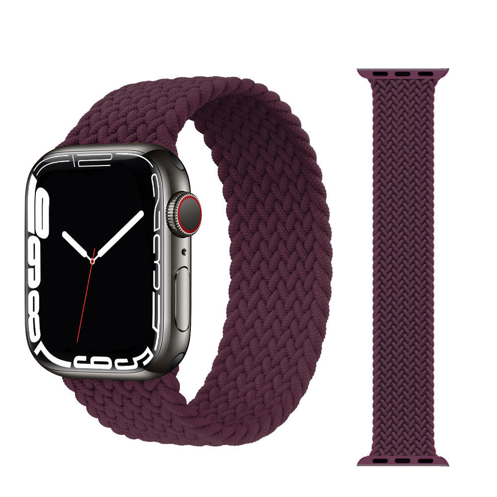 Elastic Woven Watch Strap With Hand Form Loop