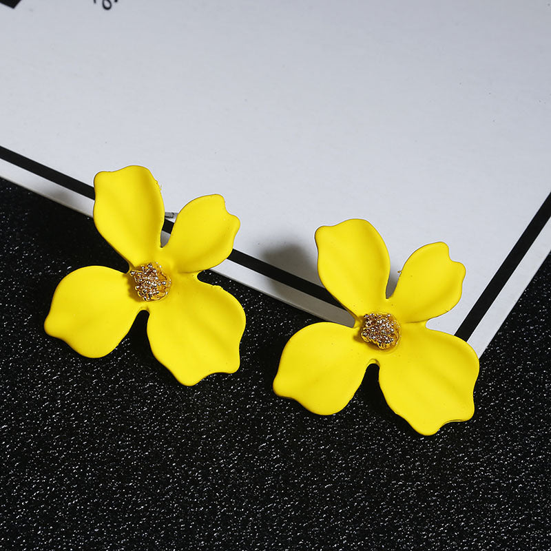 Cute Small Flower Stud Earrings Women Girl Sweet Earring Studs Jewelry Gifts Fashion Jewel Everyday Wear Accessories