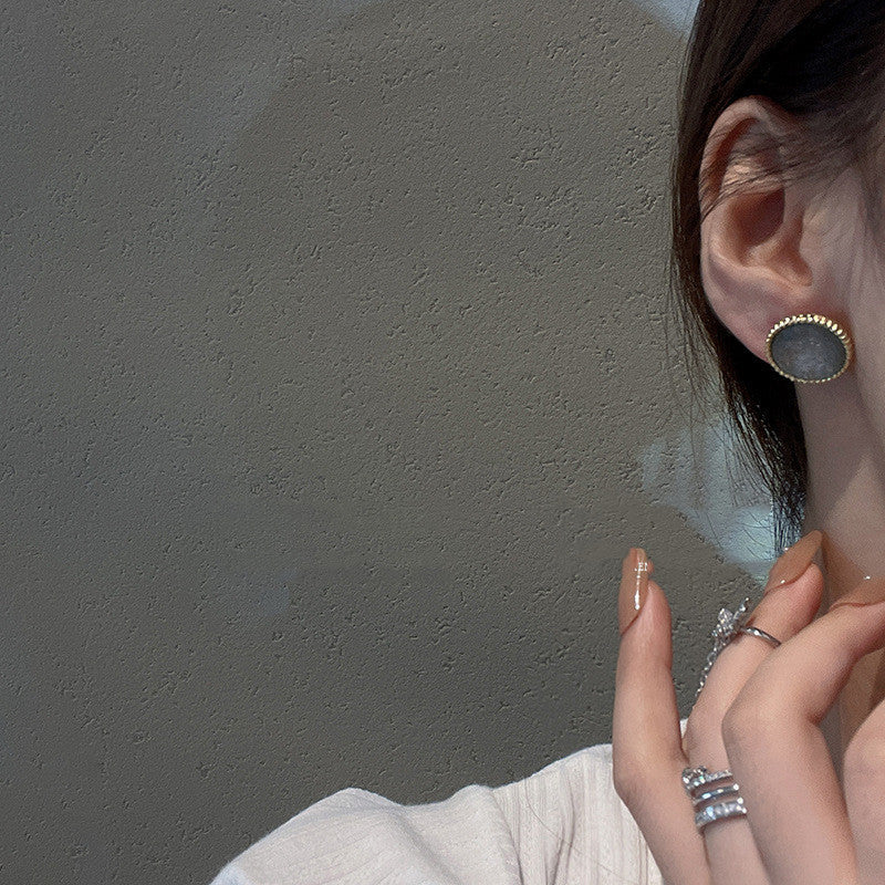 Holographic Stud Earrings for Girls Women Stud Jewelry Gift Accessories