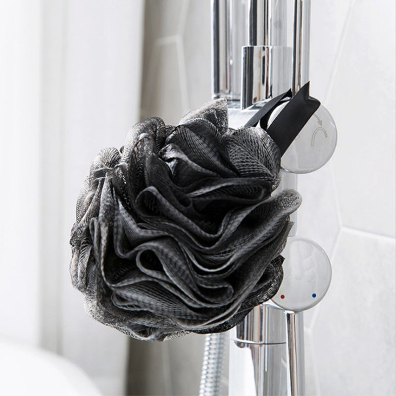 Black bamboo charcoal fiber bath ball