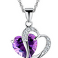 Lady Fashion Heart Pendant Necklace