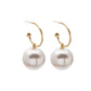 White Pearl Style Drop Dangle Earrings Women Jewelry Gift for Her Accessories