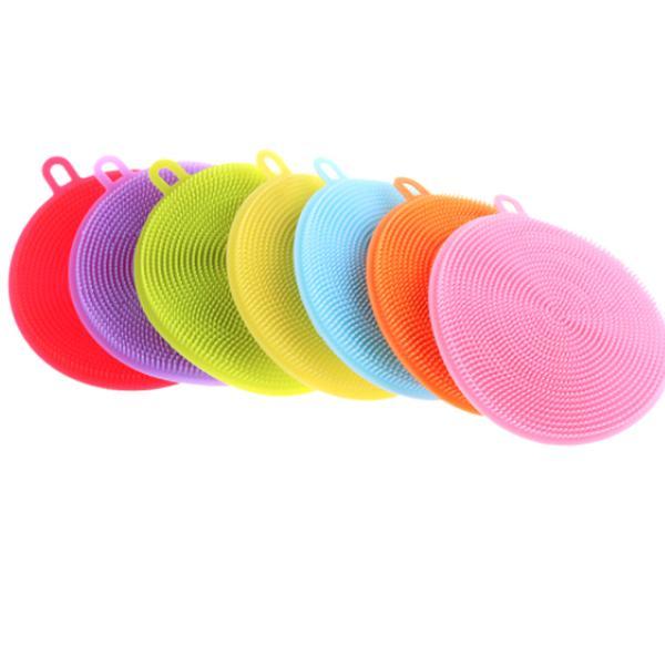 New Better Sponge Silicone Dishwashing Magic Silica Gel Dishwasher Kitchen Cleaning Fruit Vegetable Cutlery Kitchenware Brushes