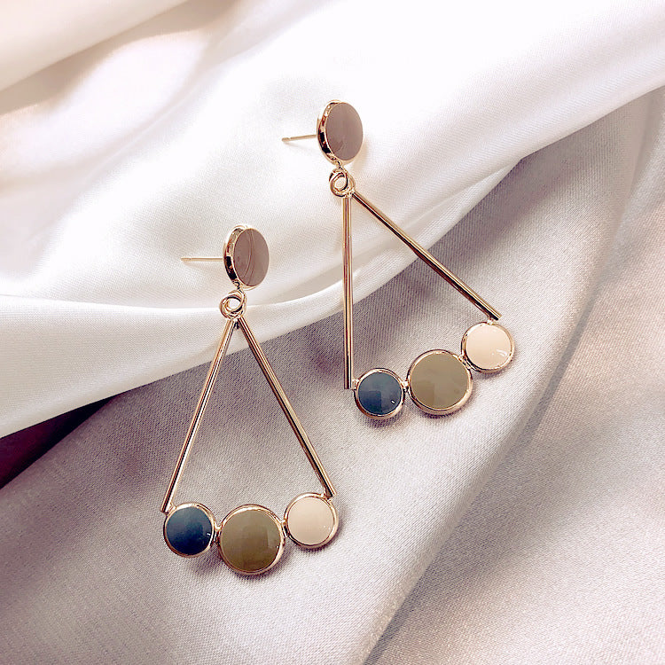 925 Sterling Silver Earrings Pearl Long Earrings