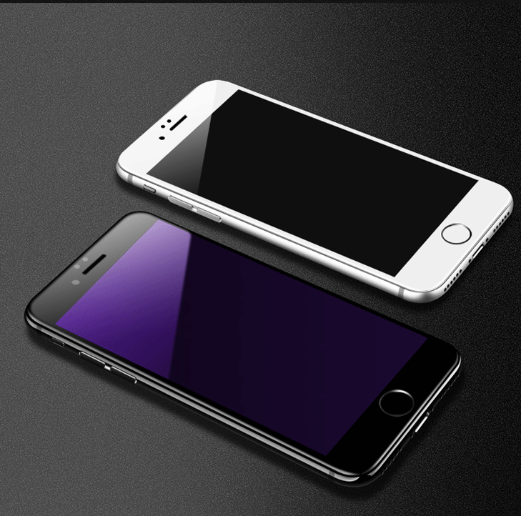 PhoneX 8 7 6s Plus All-inclusive 3D carbon fiber soft edge tempered glass protective film