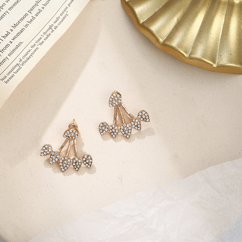 Teardrop Ear Jacket Jewelry Fashion Earrings for Girls Party Birthday Gift