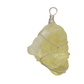 Natural stone pendant irregular crystal rough necklace