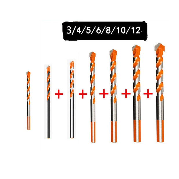 6mm-12mm Electric Tools Diamond Drill Bit Hammer Concrete Ceramic Tile Metal Drill Bits Round Shank DIY Wall Hole Saw Drilling