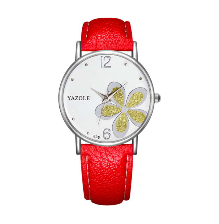 Korean fashion fashion watch commuter OL wind female watch four-leaf clover quartz watch female models